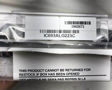 GE IC693ALG223C 4 ~ 20 MA 적용 20 MA, 0 ~ 20 MA 또는 4 ~ 20 MA 강화