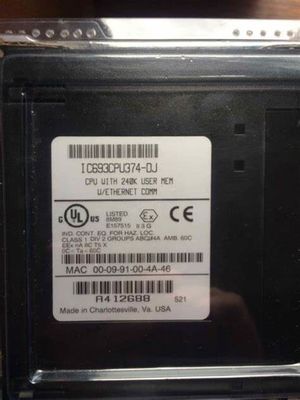 GE IC694CHS398 PACSystems RX3i 90-30 시리즈 I/O CPU 제공을 제어 할 수 있습니다