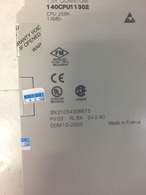 내구성 있는 모디콘 퀀텀 PLC CPU 내장 실행 메모리 140CPU11302