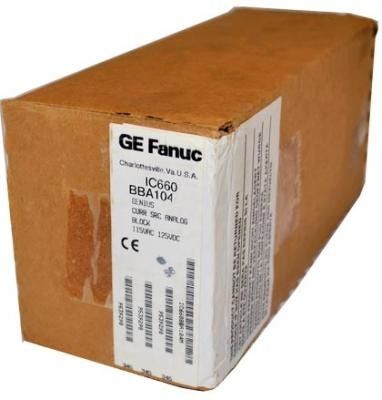 GE IC660BBR101 전압 115 VAC 출력 회로 그룹 격리 1500VAC입니다