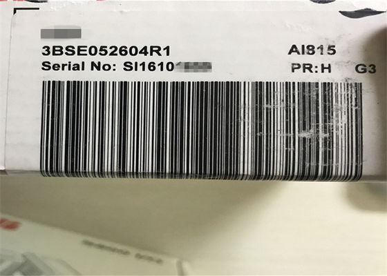 아날로그 입력 장치 ABB AI815 3BSE052604R1 디지털 S800 I/O 모듈 HART와 1x8 채널