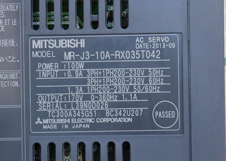주식에서 미츠비시 전기 100W 서보 증폭기 MR-J3-10A-RX035T042 170V 산업적 AC 드라이브