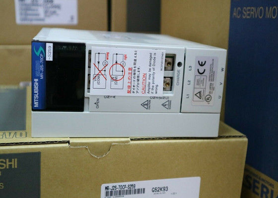 미쓰비시 모터 드라이버 MR-J2S-70CP-S259 산업 AC 세르보 증폭기 750W 입력 3.8A