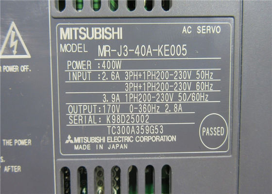 새로운 미쓰비시 MELSERVO-J3 400W AC 증폭기 MR-J3-40A-KE005 산업용 SERVO 드라이버