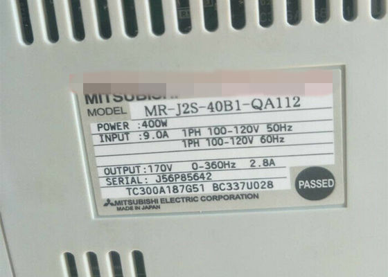 미쓰비시 400W 증폭기 MR-J2S-40B1-QA112 산업용 서보 속도 제어 드라이브 NEW