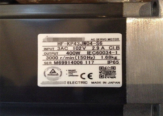 미쓰비시 HF-KP43JW04-S6 400W 산업용 3단계 AC 서보 모터 NEW 재고