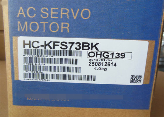강력한 고속 서보 모터 0.75 KW 출력 용량 HC-KFS73BK / HC-MFS73B