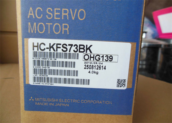 강력한 고속 서보 모터 0.75 KW 출력 용량 HC-KFS73BK / HC-MFS73B