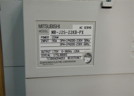미쓰비시 22KW AC 세르보 증폭기 MR-J2S-22KB-PX 3단계 산업 세르보 드라이브 400V NEW