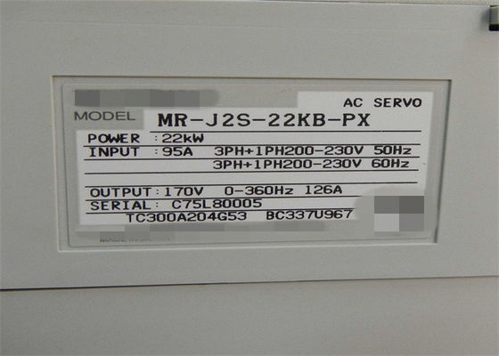 미쓰비시 22KW AC 세르보 증폭기 MR-J2S-22KB-PX 3단계 산업 세르보 드라이브 400V NEW
