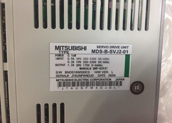 미쓰비시 전기 드라이브 MDS-B-SVJ2-01 산업 AC 세르보 모터 드라이브 유닛 0.1KW 0.9A