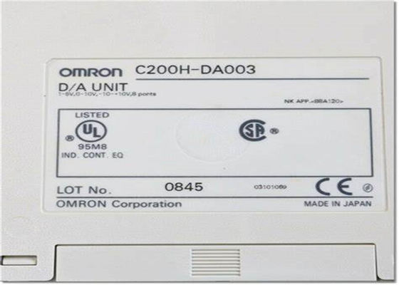OMRON C200H-DA003 D/A 아날로그 출력 모듈 1-5V, 0-10V, -10-+10V, 8 포트