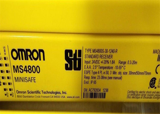OMRON STI MS4800S-30-1240-30X-30R 안전 조명 커튼 70230-2508 24VDC NIB