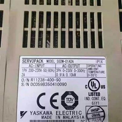 야스카와 SGDM-01AD 1단계 2A 200V 100W 0.13HP SERVOPACK AC 서보 드라이브