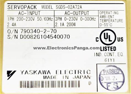 야스카와 SGDS-02A72A 200-230V 전압서보 드라이브