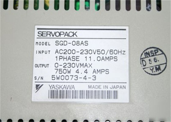 야스카와 SGDA-08AS 세르보 증폭기 200-230V