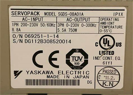 새 야스카와 SGDS-08A01A 세르보 증폭기 세르보팩 750W 230V