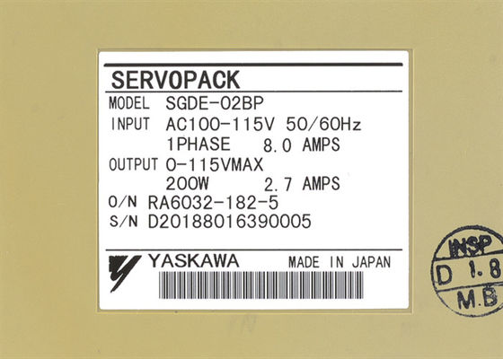 야스카와 SGDE-02BP AC 세르보 앰플리퍼
