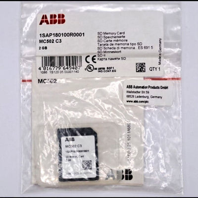ABB MC502 1SAP180100R0001 AC500 SD 메모리 카드 분산 자동화 PLC