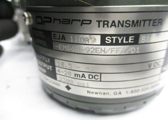 요코가와 EJA110A-EMS4B-92EN/FF1/D1 10.5-42VDC 3/4 NSNP 압력 송신기