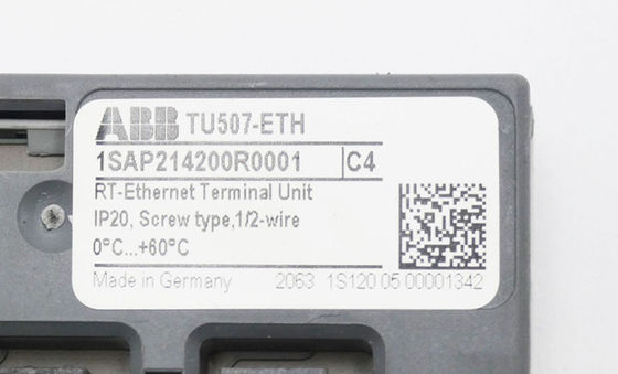 ABB TU507-ETH 1SAP214200R0001 이더넷 프로토콜의 인터페이스 단말기 단말기 나사 단말기