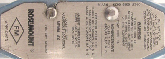 로스모운트 3051CG4A22A1AB4K5 압력 송신기 300PSI 10.5-55V DC