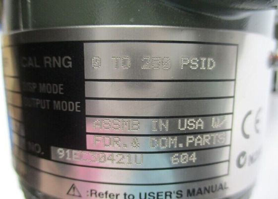 요코가와 EJA110A-DUS4B-92EA/FF1/K2/D1 10.5-42VDC 2300PSI NSNP 압력 송신기