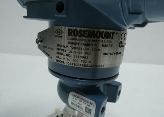 ROSEMOUNT 3051TG3A2B21AE5M5S1 직선 간격 압력 송신기 0-300PSI