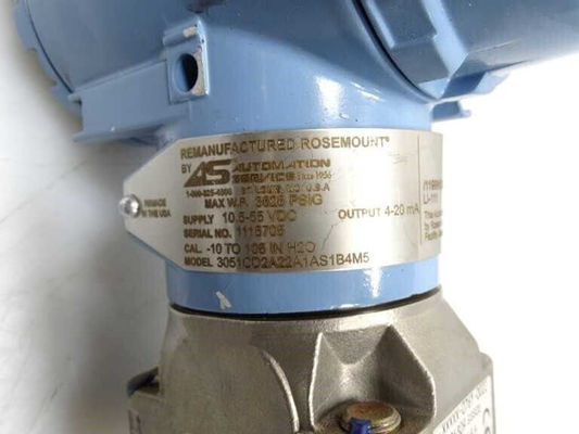 ROSEMOUNT 3051CD2A22A1AS1B4M5 압력 전송기 10.5-55 VDC