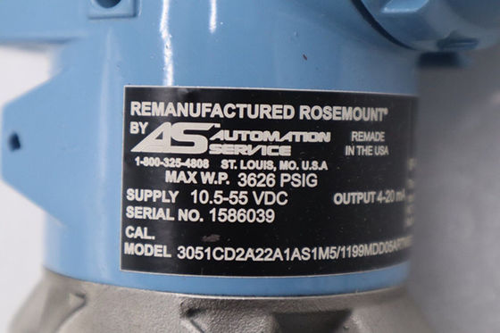 ROSEMOUNT 3051CD2A22A1AS1M5 차차 압력 송신기