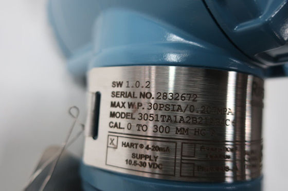 로즈마운트 3051TA1A2B21AB4C6 압력 송신기 0-300mm-hg 10.5-30v-dc