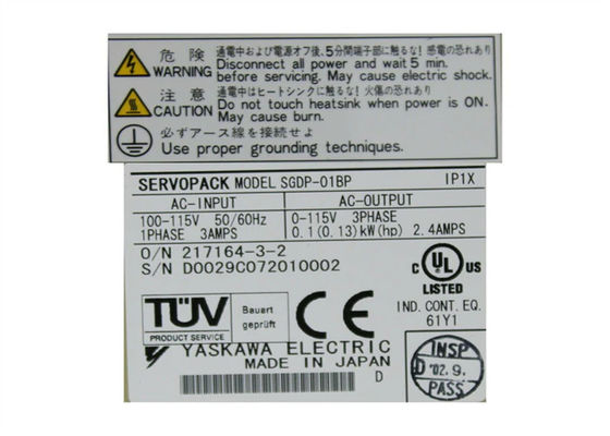 SGDP-01BP 야스카와 산업용 AC 세르보 드라이브