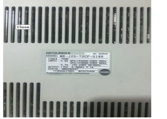 MR-J2S-40CP-S186 200-230 VAC 주파수 안정성을 위한 산업용 서보 드라이브