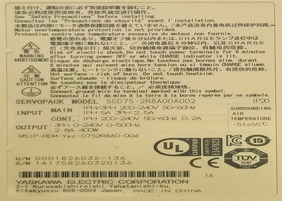 야스카와 SGD7S-2R8A00A002 200V AC 세르보 드라이브 새 제품