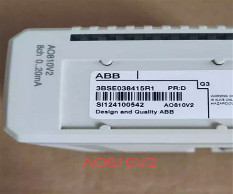 ABB AO810V2 3BSE038415R1 아날로그 출력 모듈 중앙 처리 장치