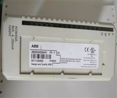 ABB 3BSE045584R1 AO845A 아날로그 출력 부하 또는 단일 부하 전원 공급 모듈