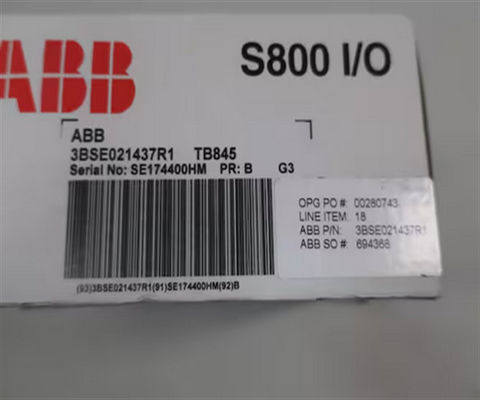 Abb 3BSE021437R1 TB845 S800 듀얼 모듈 버스 출력 모듈