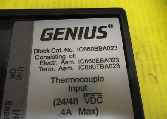GE Fanuc IC660BBA023 6개의 입력 회로, 블록 전력 24~48 볼트 DC, 전압 측정 -25mV~150mV