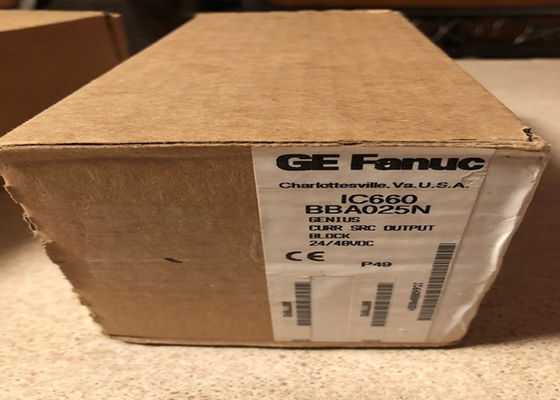 GE Fanuc GE-IP Genius I/O IC660BBA025는 블록 24/48Vdc 아날로그 전류 소스 6개의 출력