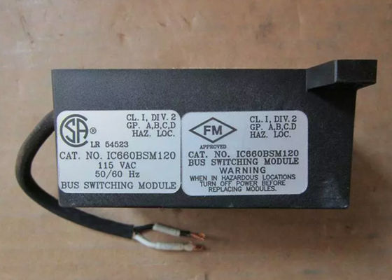 IC660BSM120는 I/O 장치를 연결하는 데 사용되는 Genius I/O 시스템 버스 스위칭 모듈입니다.