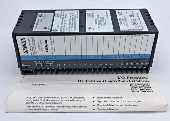 IC660BBD020는 Genius 블록 I/O입니다. 이전에는 GE Fanuc에서 제조되었으며,