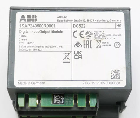 PLC 24V 디지털 IO 모듈 DC522 1SAP240600R0001 ABB 새 제품