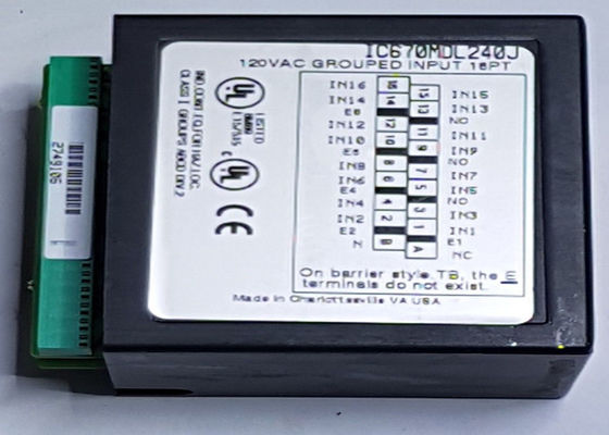 IC670MDL240는 GE Fanuc의 필드 컨트롤 시리즈의 16 포인트 디스크리트 입력 모듈입니다.