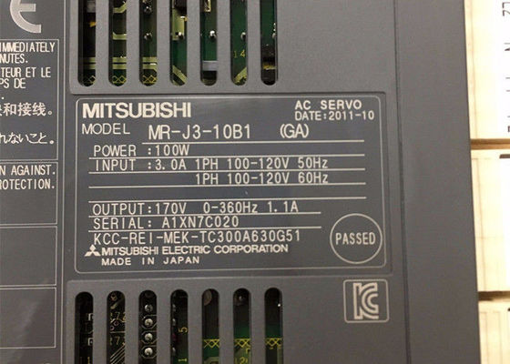 미쓰비시 전기 MELSERVO MR-J3 시리즈 MR-J3-10B1 산업용 AC 서보 드라이브 증폭기 100W
