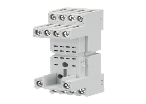ABB CR-M4SS 2c/o 또는 4c/o CR-M 릴레에 대한 표준 소켓, CR-M4SS 소켓은 CR-M (미니어처) 릴레 범위에 있습니다.