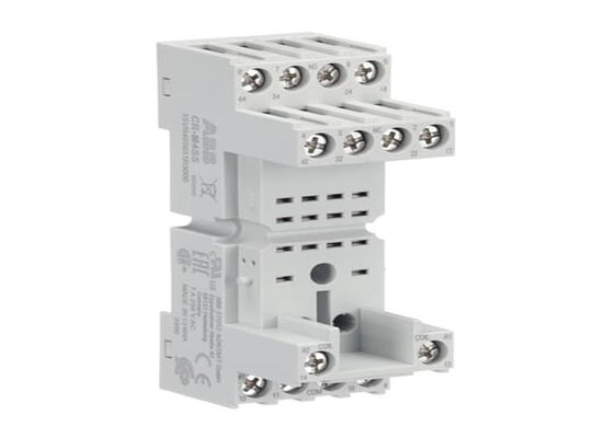 ABB CR-M4SS 2c/o 또는 4c/o CR-M 릴레에 대한 표준 소켓, CR-M4SS 소켓은 CR-M (미니어처) 릴레 범위에 있습니다.