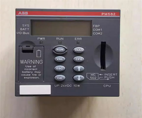 ABB PM582 1SAP140200R0200 CPU 모듈 불필요한 전원 공급 모듈