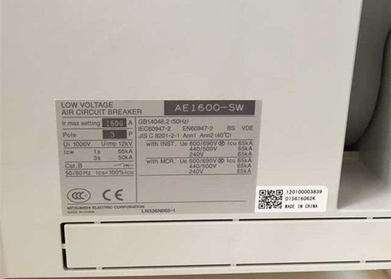 MITSUBISHI 1600A ACB AE1600-SW 저전압 기능용 공기 회로 차단기 3P 수정 NEW