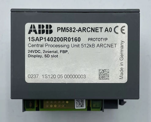 PLC AC500 시리즈 프로그래밍 가능한 논리 제어기 PM582-ARCNET 새
