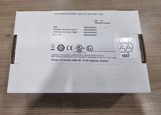 ABB CI801 3BSE022366R1 CI801 PROFIBUS FCI S800 인터페이스 1pcs 전원 공급 커넥터